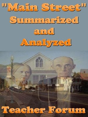 cover image of "Main Street" Summarized and Analyzed